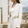 Áo vest croptop gấu can xoắn bèo Áo vest croptop gấu can xoắn bèo