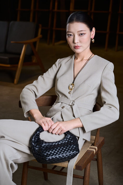 Áo vest ôm cổ V đai rời