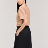 Áo kiểu CT croptop cổ bẻ V Áo kiểu CT croptop cổ bẻ V