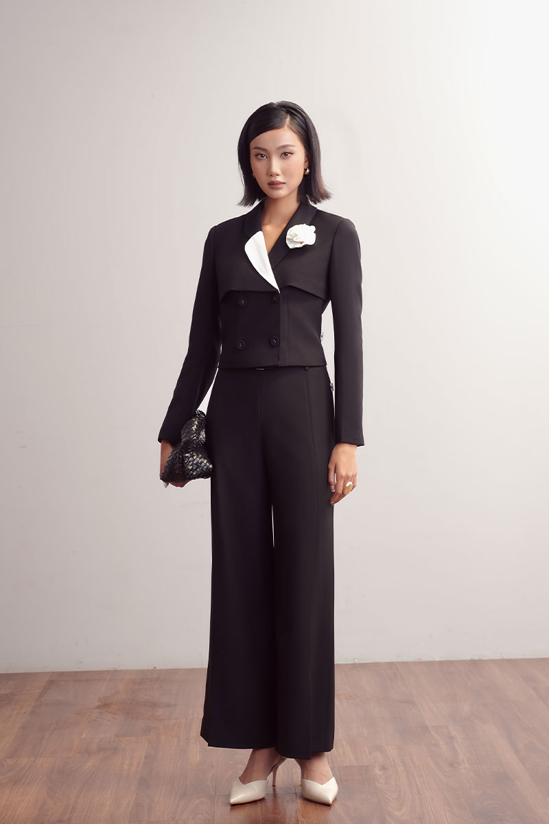 5 tips phối đồ với áo blazer nữ ghi điểm tuyệt đối cho quý cô công sở vest nữ trung niên sang trọng