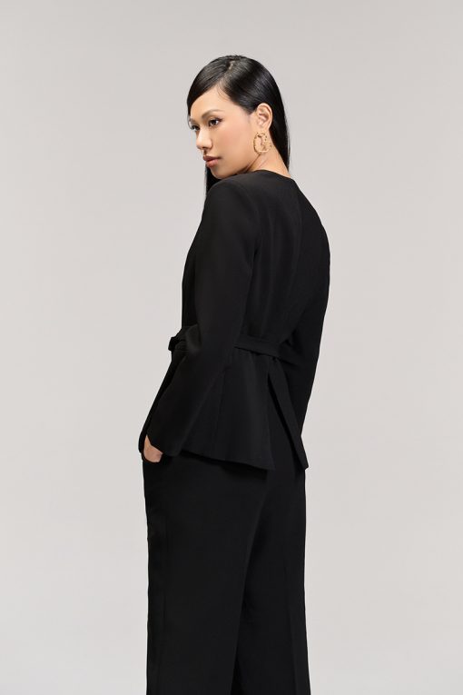 Áo vest ôm cổ V đai rời