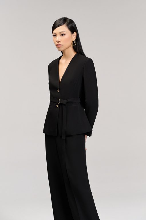 Áo vest ôm cổ V đai rời