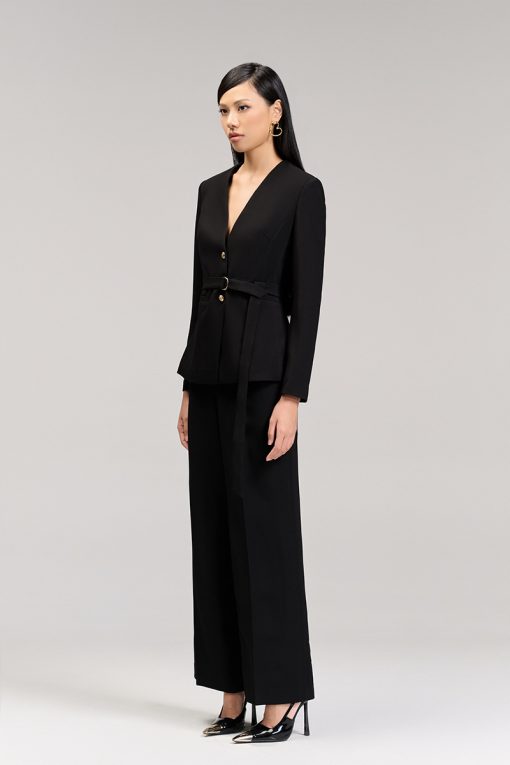 Áo vest ôm cổ V đai rời