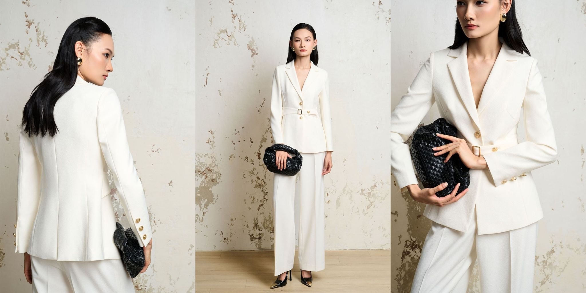 5 cách phối áo vest nữ ngắn giúp quý cô làm chủ mọi ánh nhìn vest trắng nữ