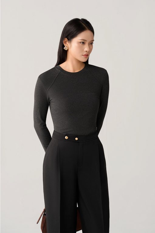 Áo thun DT cổ tròn can vai