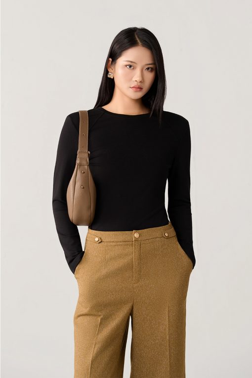 Áo thun DT cổ tròn can vai