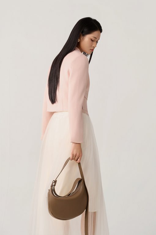 Áo vest croptop túi ốp có nắp