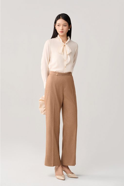 Quần loe moi giả cạp bấu mí