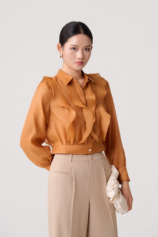 Sơ mi DT đai gấu, can bèo thân