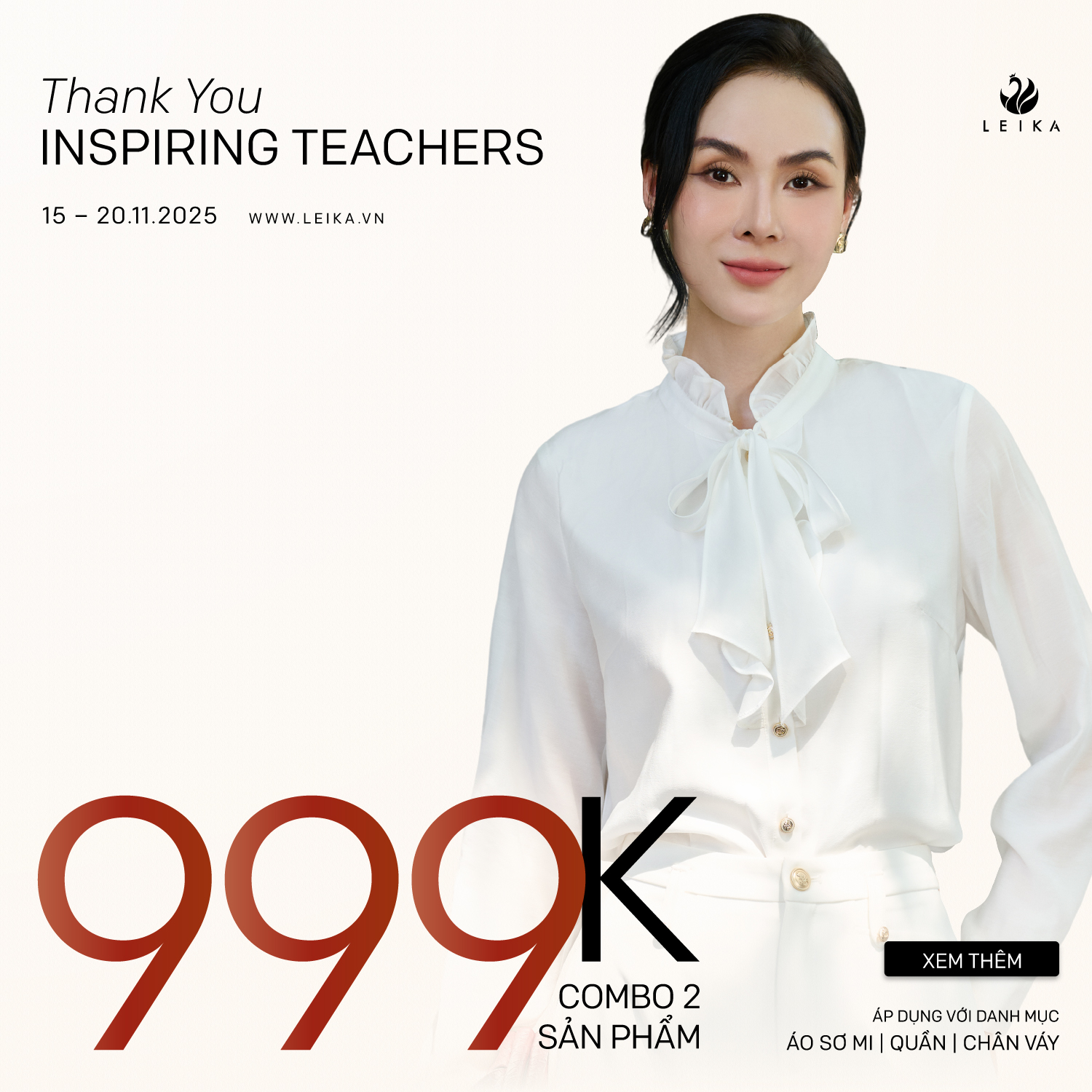 LEIKA ưu đãi 20/11