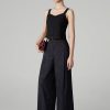 Quần suông denim đai luồn D TT
