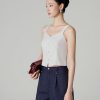 Áo kiểu 2 dây V trước 1 hàng cúc