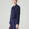 Áo kiểu DT croptop 2 hàng cúc