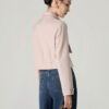 Áo kiểu DT croptop cổ vắt nơ