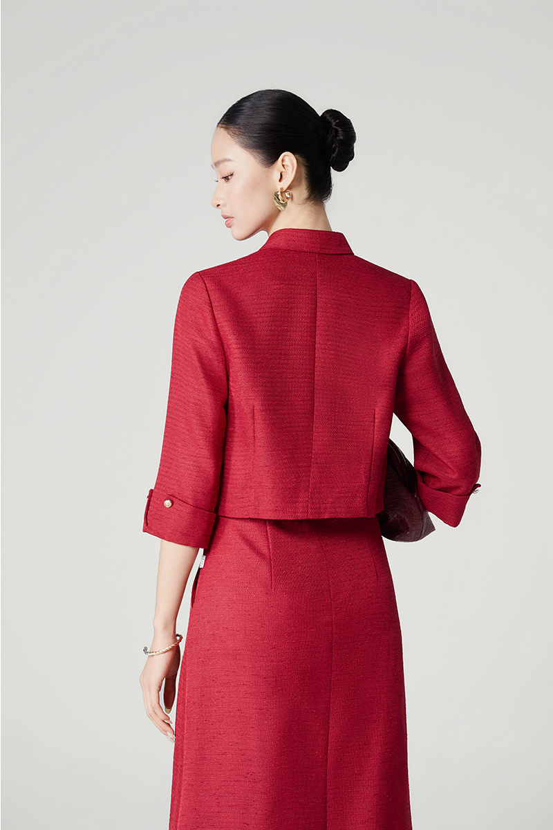 Áo kiểu LT croptop can ngực kẹp nơ