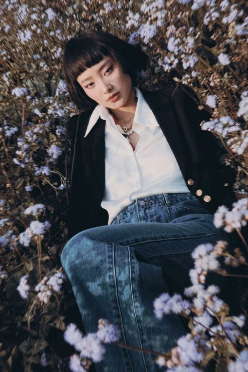 Áo vest CT cổ sam cá nắp túi