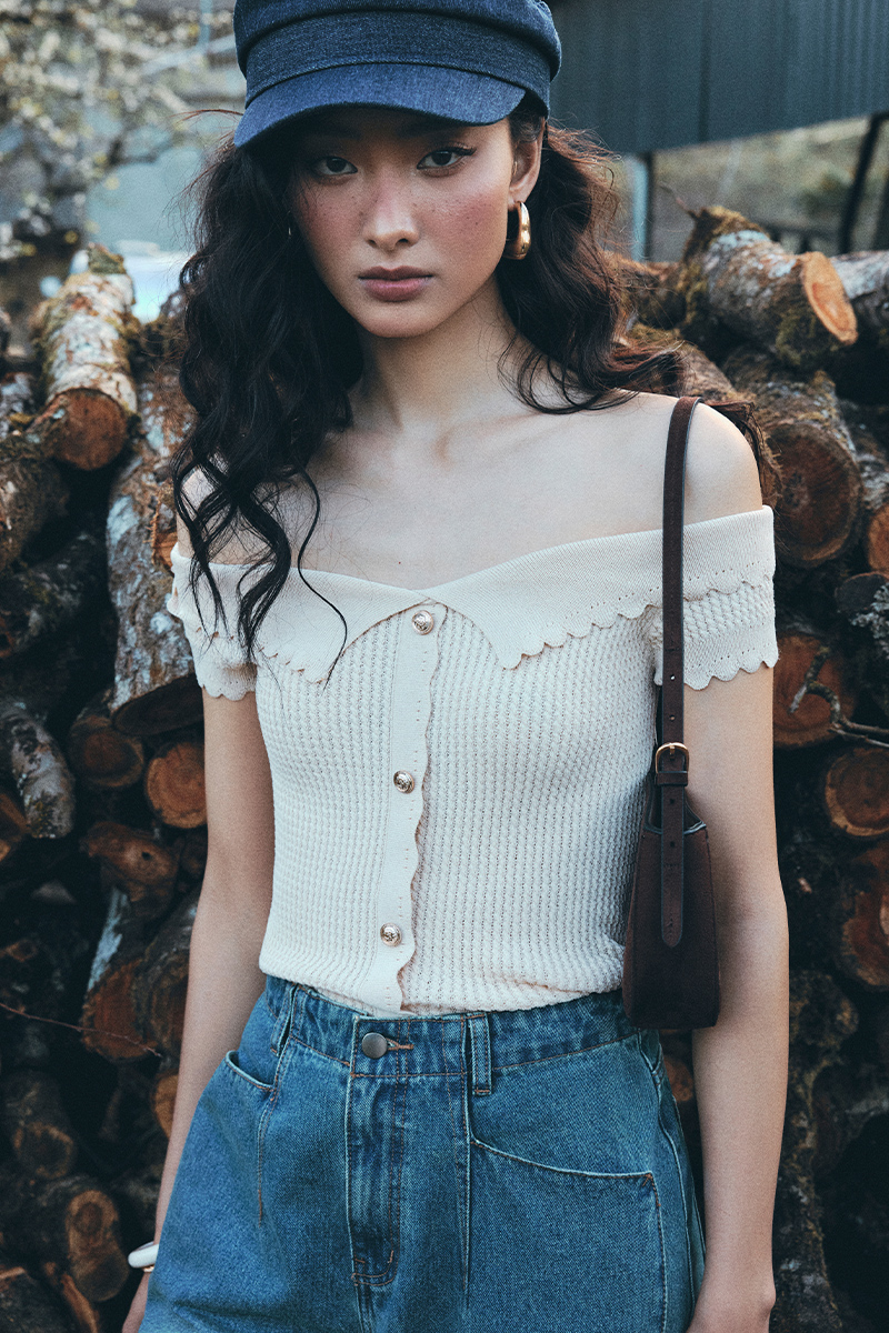 Áo Len LS Trễ Vai