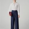 Quần gaucho gấu lật đính cúc