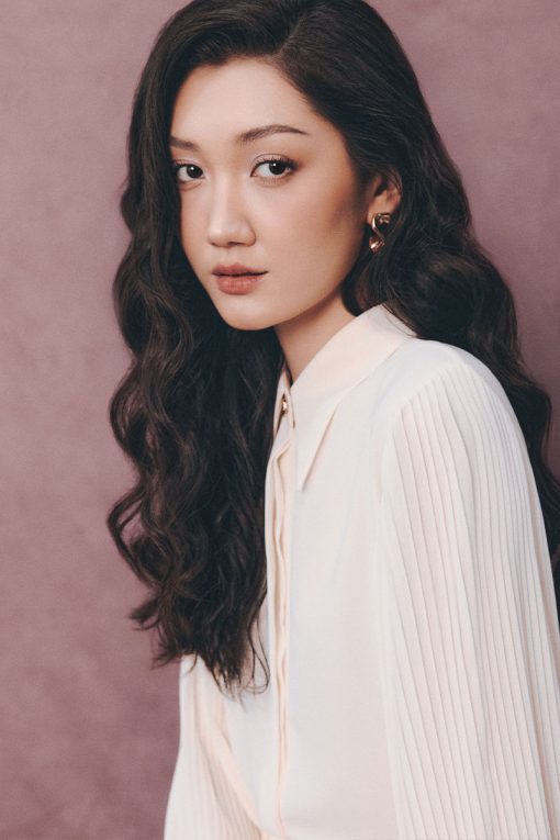 Sơ mi DT cổ đức tay dập ly