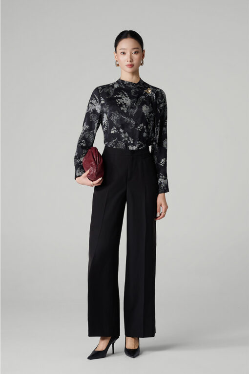 Quần suông đè dây miệng túi