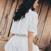 Quần sooc gấu bí xếp ly eo