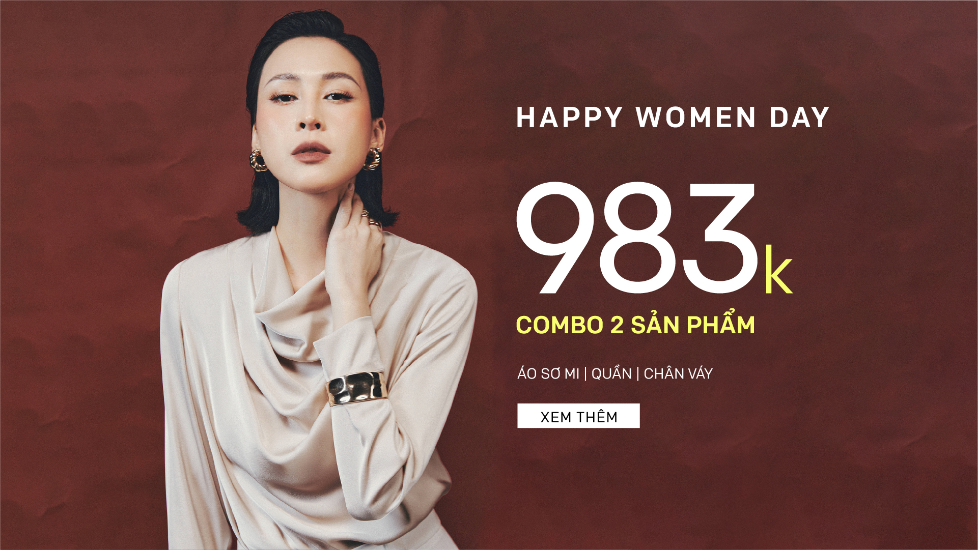 Happy Women's Day | Đồng giá 983K cho combo 2 sản phẩm