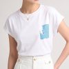 Áo thun CT tay liền in hình lướt sóng Áo thun CT tay liền in hình lướt sóng