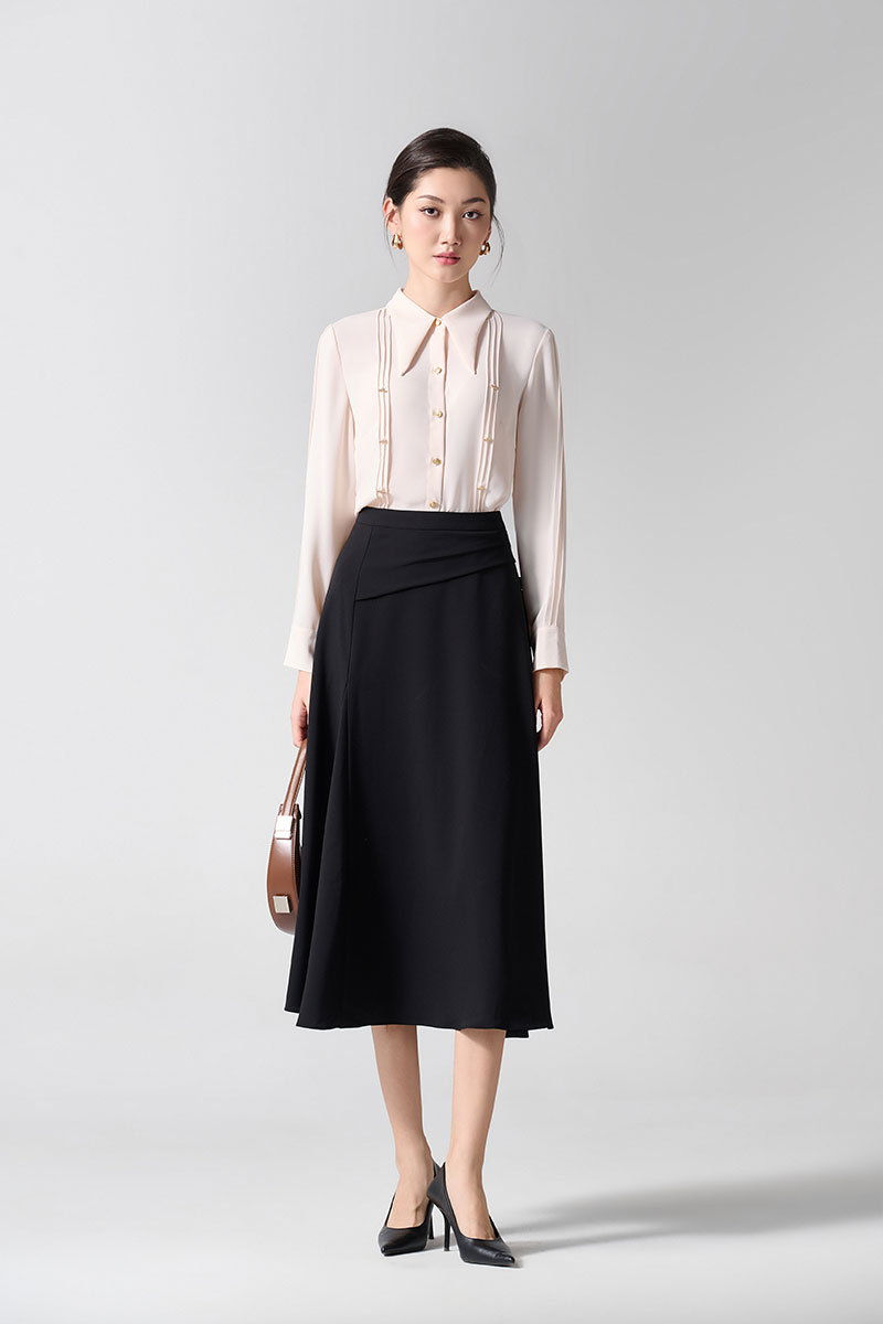 Chân váy xoè xếp bong eo TT