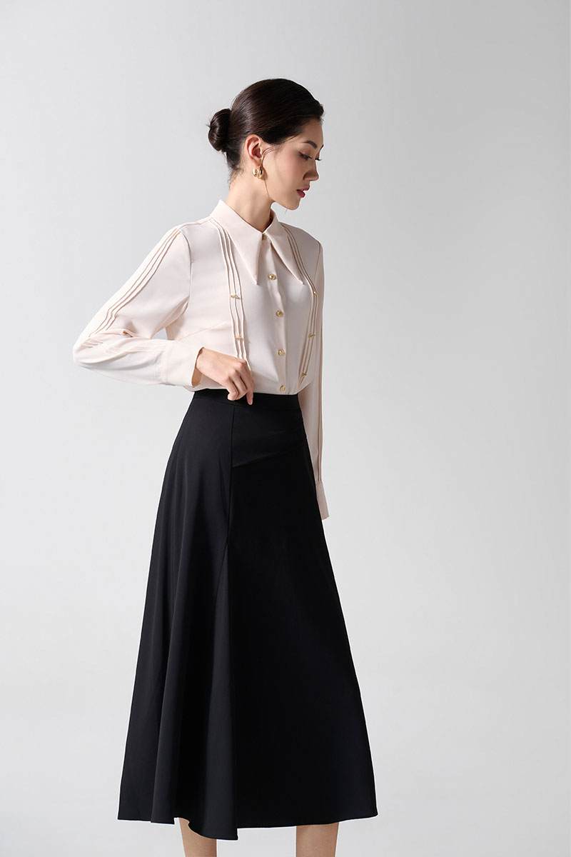 Chân váy xoè xếp bong eo TT