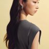 Đầm xòe vai chườm kẹp bèo thân trước