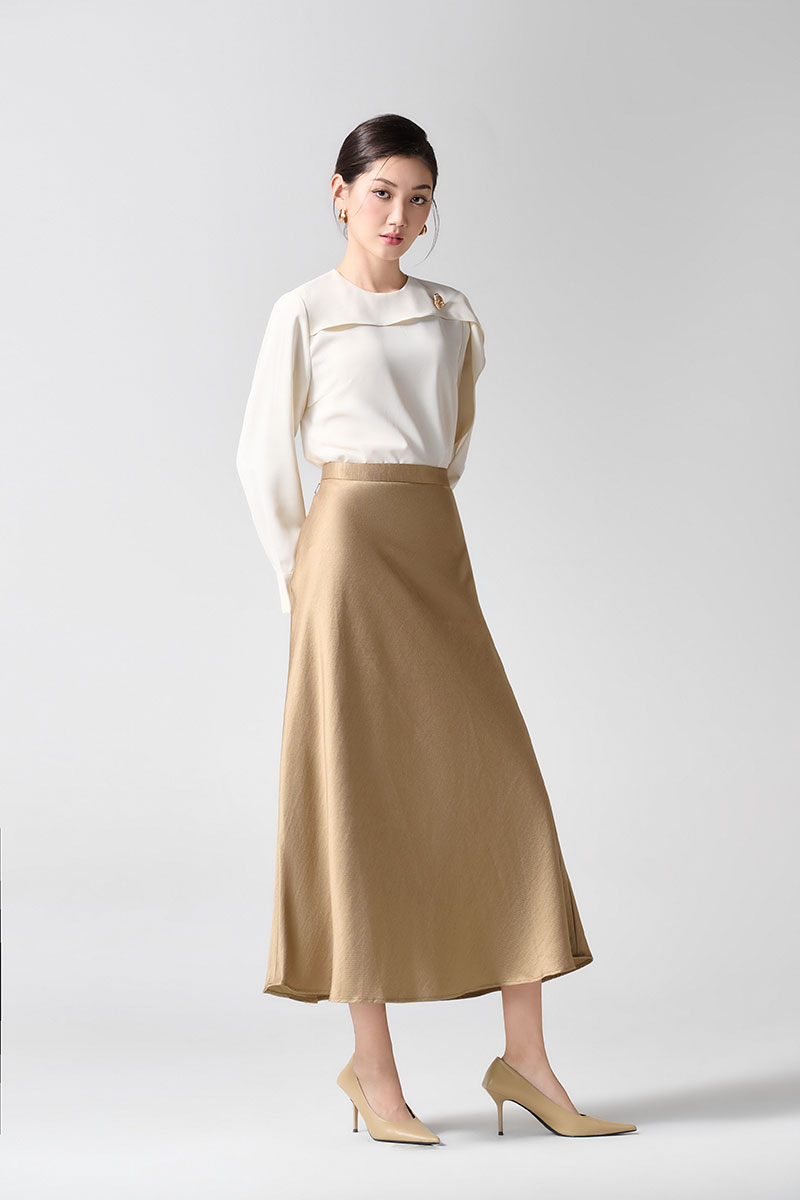 Sơ mi DT kẹp bèo liền tay