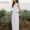 Áo kiểu 2 dây croptop 2 hàng cúc