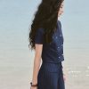 Áo kiểu CT croptop 2 hàng cúc TT
