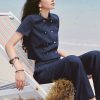 Áo kiểu CT croptop 2 hàng cúc TT