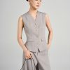 Áo kiểu SN cổ V cá eo sau