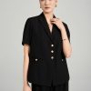 Áo vest CT cổ sam cá nắp túi