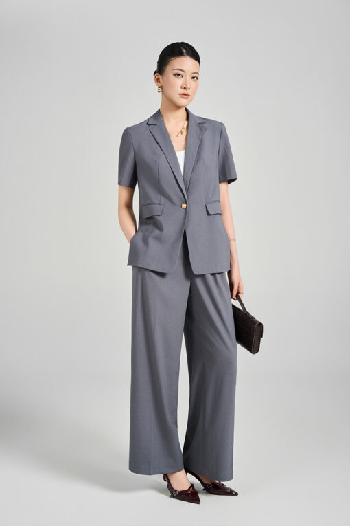 Áo vest CT suông cổ 2 ve