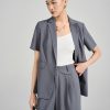 Áo vest CT suông cổ 2 ve