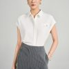 Quần suông cạp cách điệu luồn D