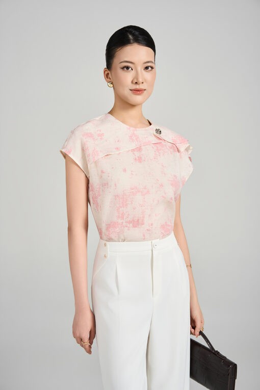 Sơ mi CT bèo cổ liền tay
