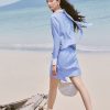 Sơ mi DT cổ phối kèm cà vạt