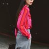 Sơ mi DT phối màu nắp túi