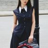 Sơ mi SN bèo vai phối cổ