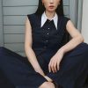 Sơ mi SN bèo vai phối cổ