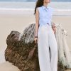 Sơ mi SN croptop V, gấu kẹp dây