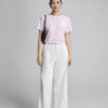 Áo thun CT croptop ngực đính hoa ren