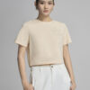 Áo thun CT croptop ngực đính hoa ren