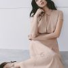 Đầm ôm can bong, TT xếp ly eo