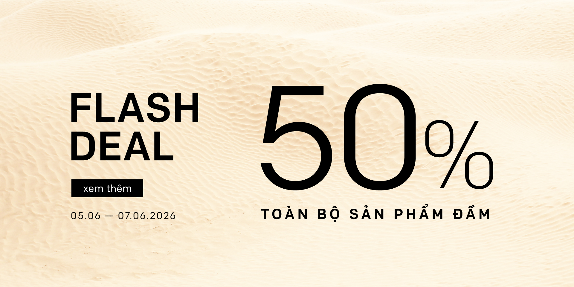 Flash Deal - Sale 50% toàn bộ sản phẩm Đầm