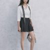 Sơ mi LT croptop gấu vặn xoắn
